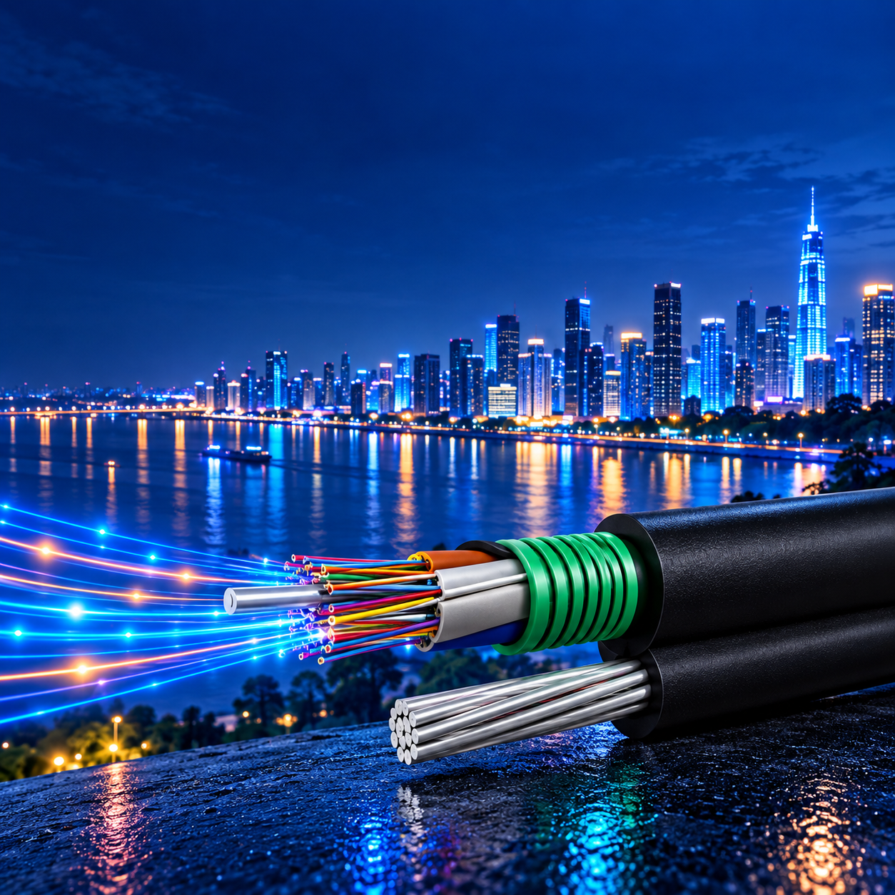 12F-24F Fig-8 Aerial Cross Cable